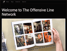 Tablet Screenshot of offensiveline.net